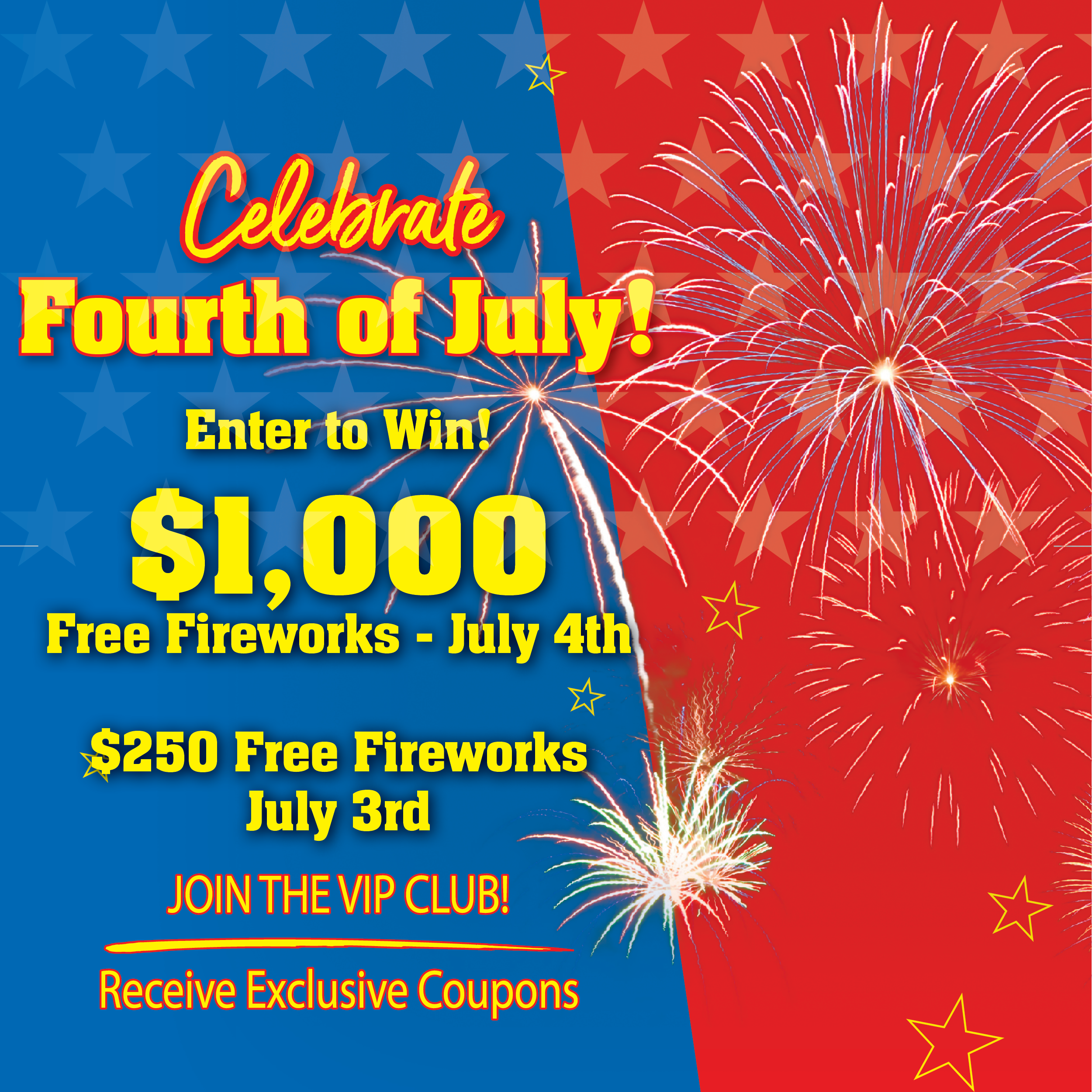 Enter to Win Free Fireworks. Gorilla Fireworks.